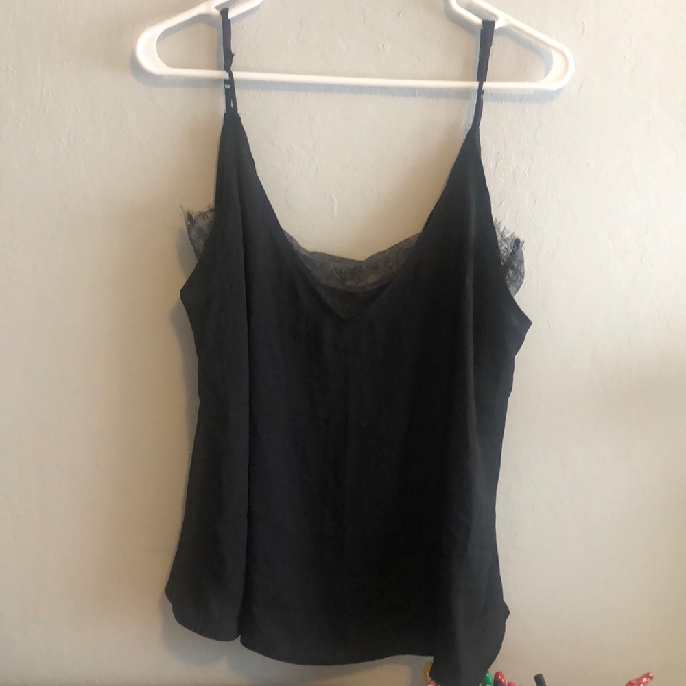 Cute Black tank flowy tank